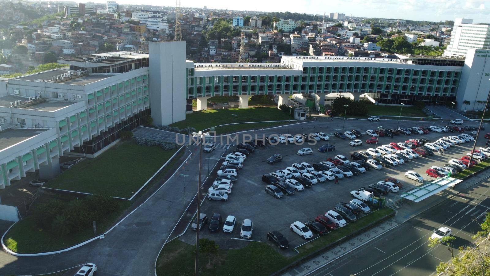 salvador, bahia, brazil - august 5, 2022: Building of the Department of Education of the State of Bahia in the city of Salvador.