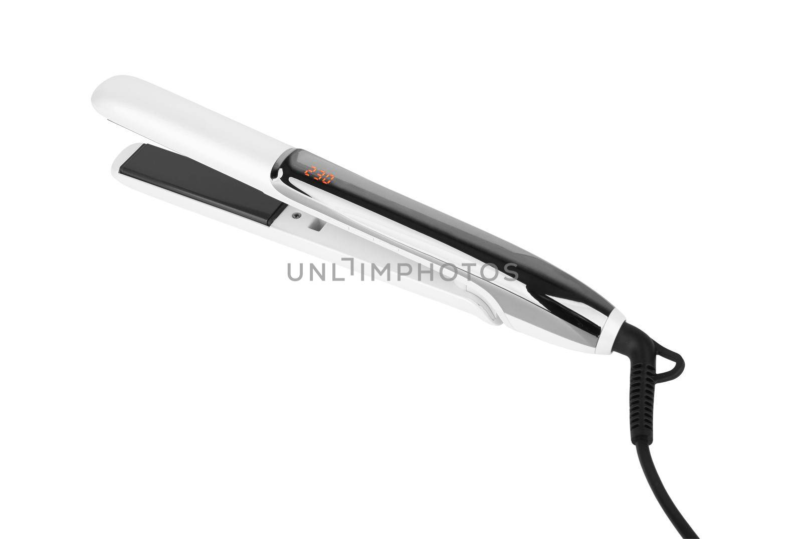 Hair straightener isolated on a white background