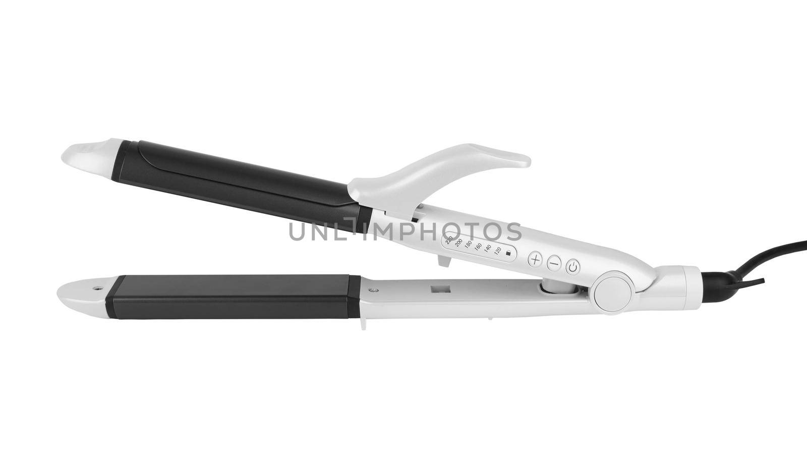 Hair straightener isolated on a white background