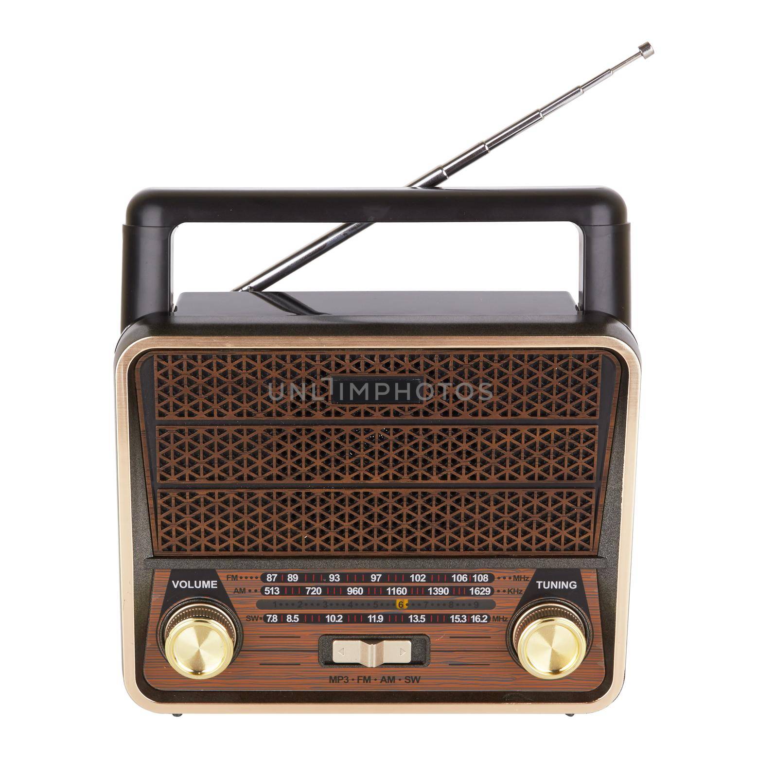 Radio retro portable receiver  by pioneer111