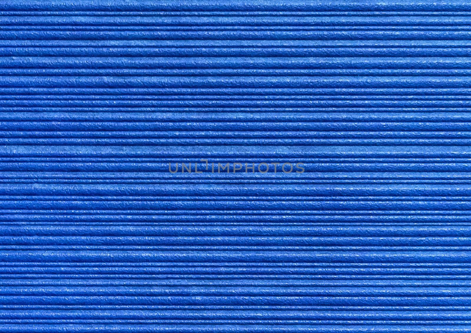 Blue abstract striped pattern wallpaper background, paper texture with horizontal lines.