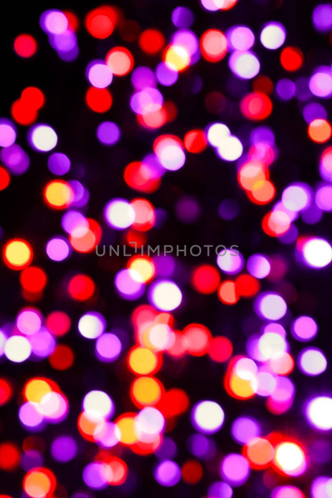 Fragment of holiday illumination made of electric lights. by gelog67