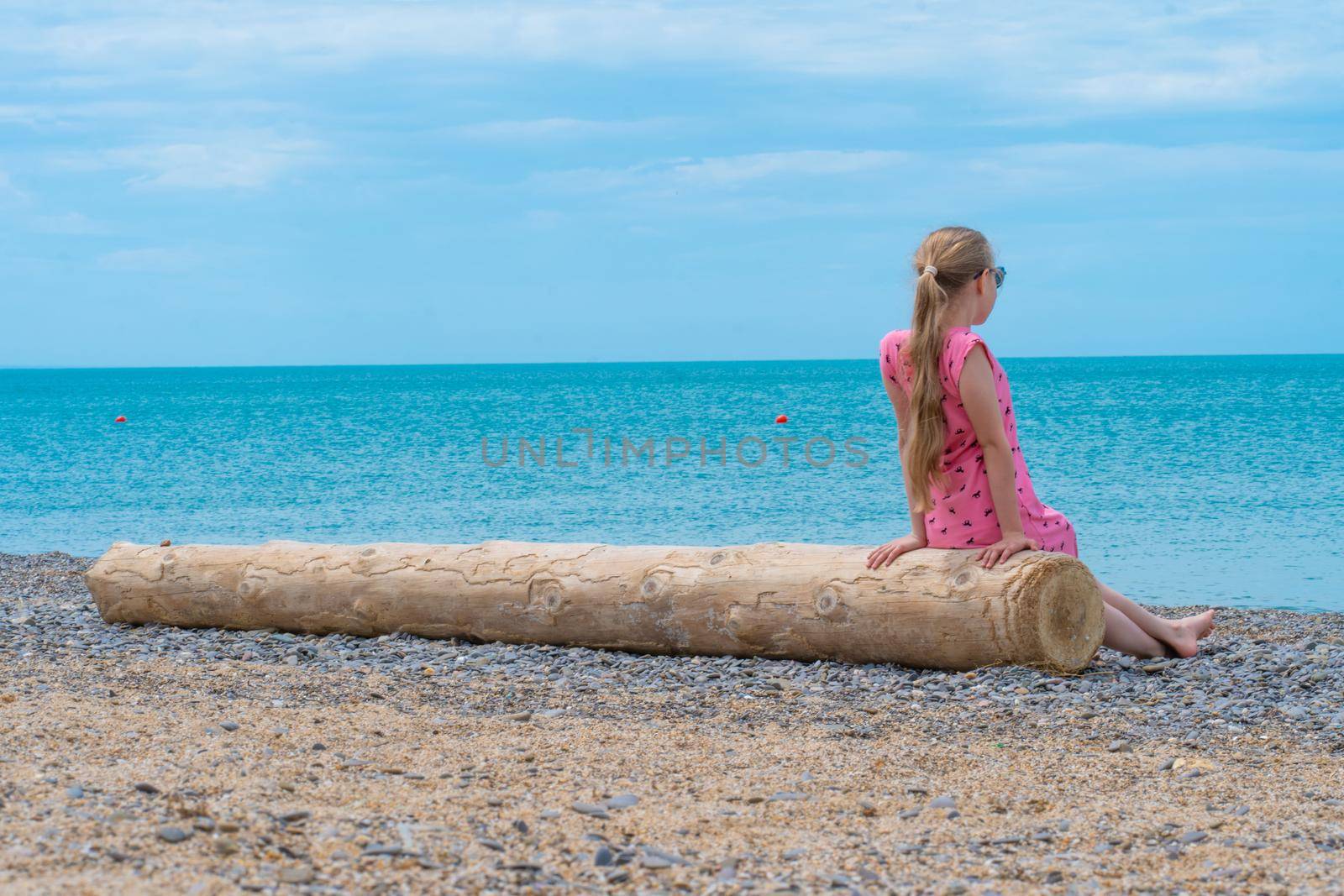 Log girl beautiful summer beach lake baikal hiking olkhon nature, concept sky travel from holiday from teenager tourist, seclusion blue. Jeans landscape, by 89167702191