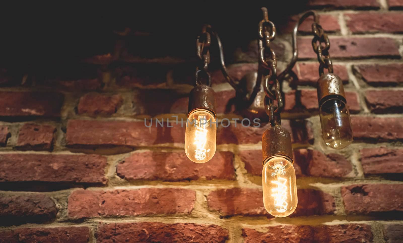 tungsten lamps , old fashion chandelier