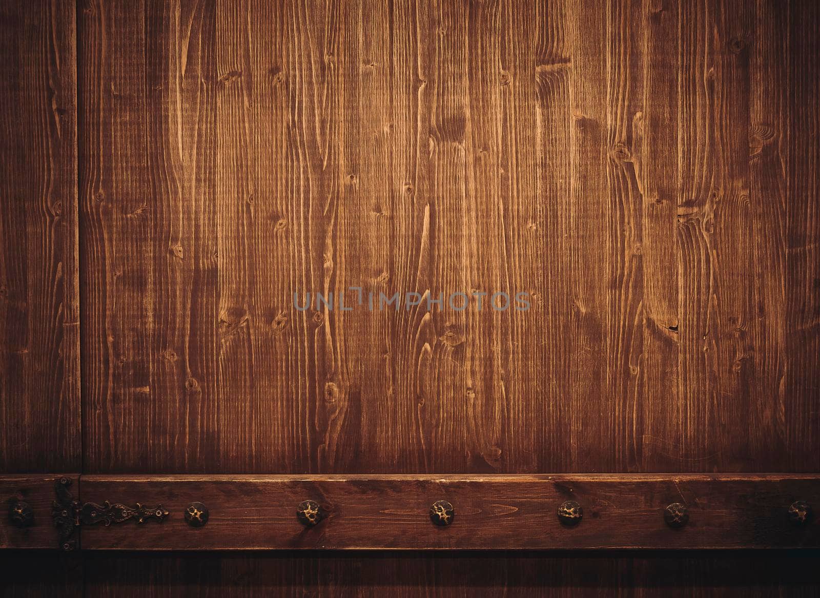 Close up of wall made of wooden planks.