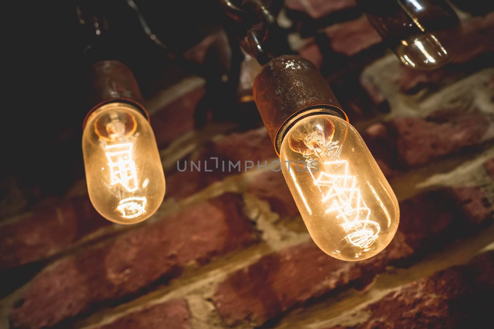 tungsten lamps , old fashion chandelier