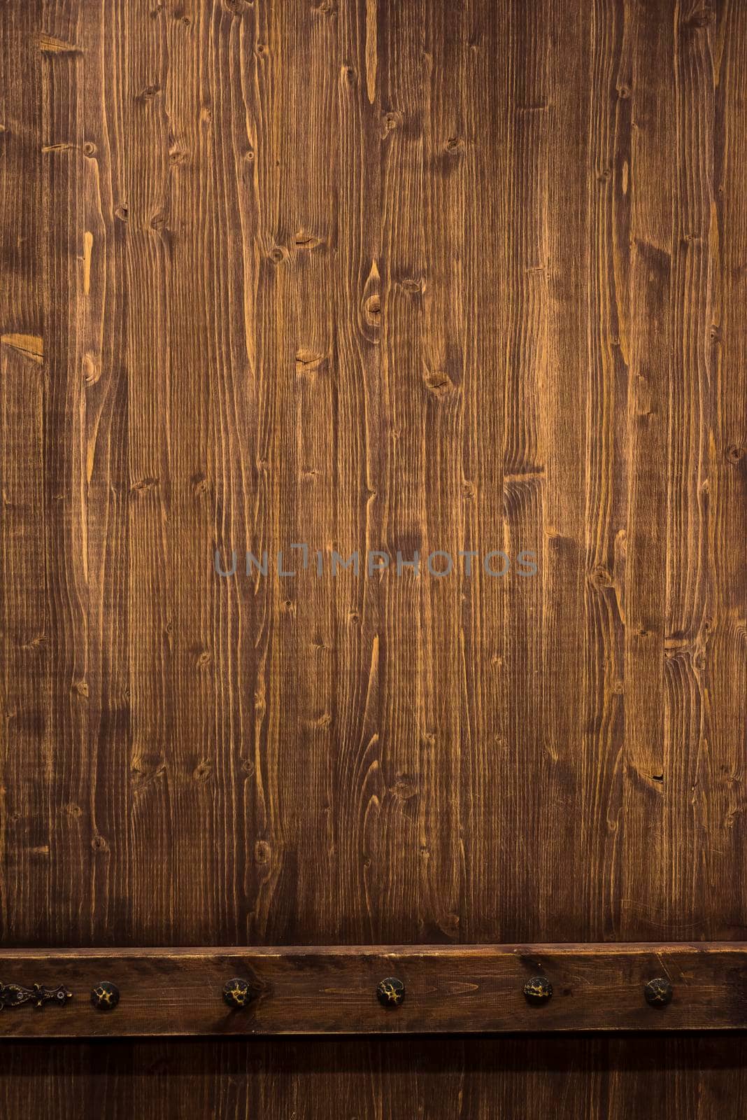 Close up of wall made of wooden planks.