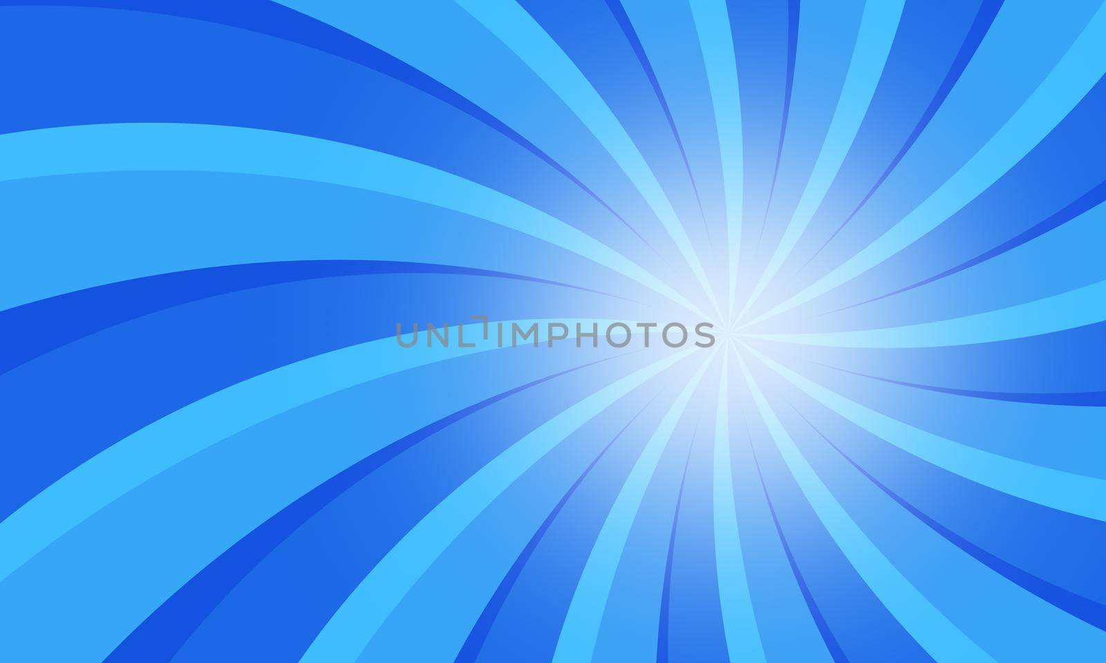 Vintage grunge blue radial lines background. Rectangle fight stamp for card. Retro graphic circus texture.