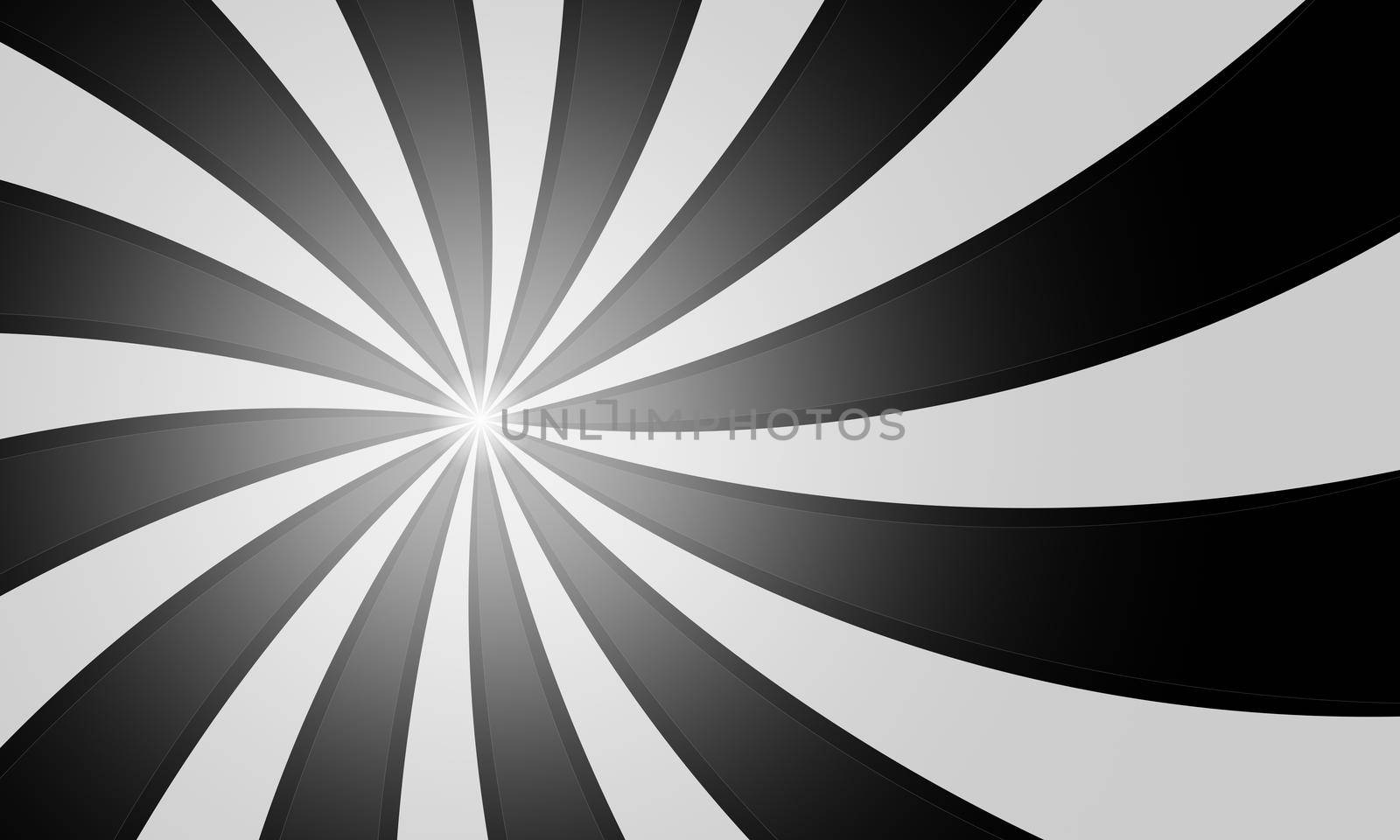 Vintage grunge black and white radial lines background. Rectangle fight stamp for card. Retro graphic circus texture.