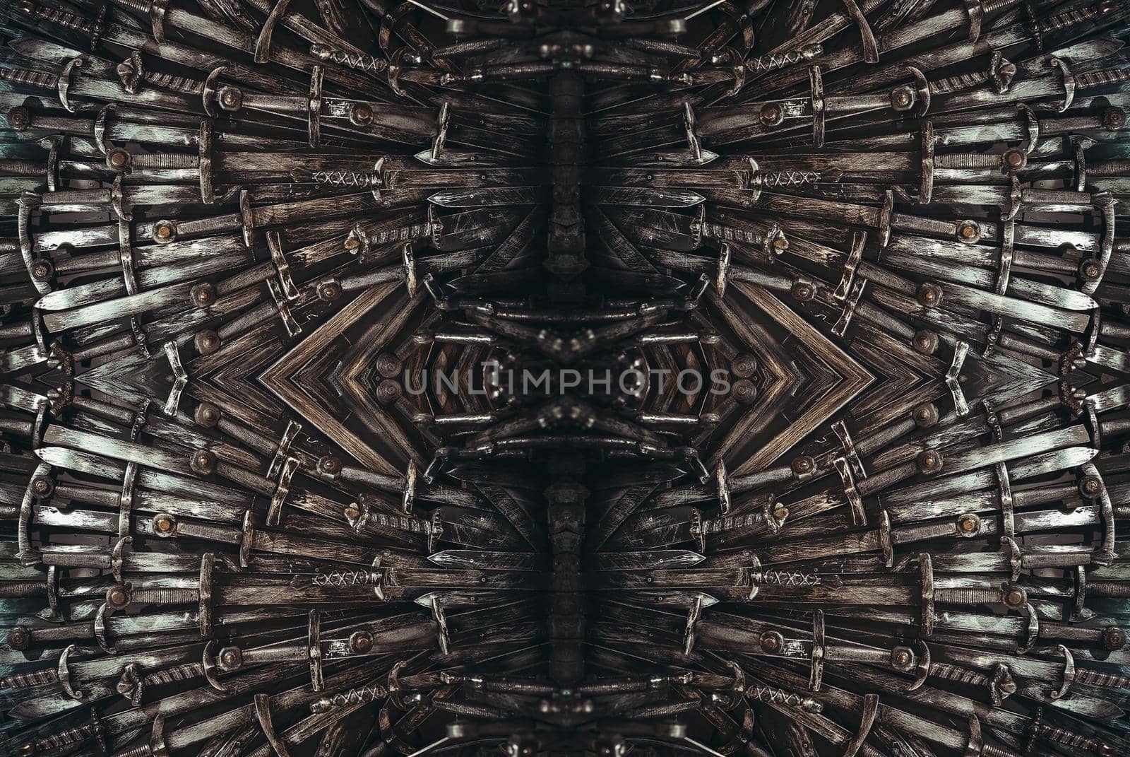 The concept Knights. Close up