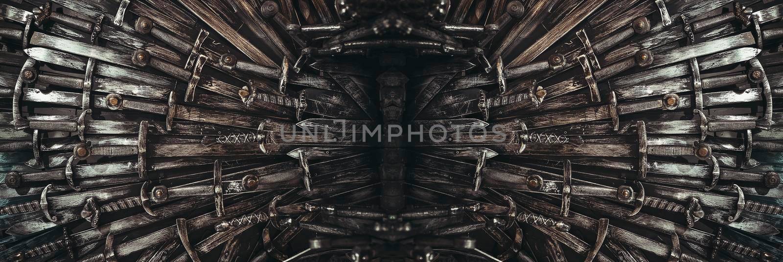 The concept Knights. Close up