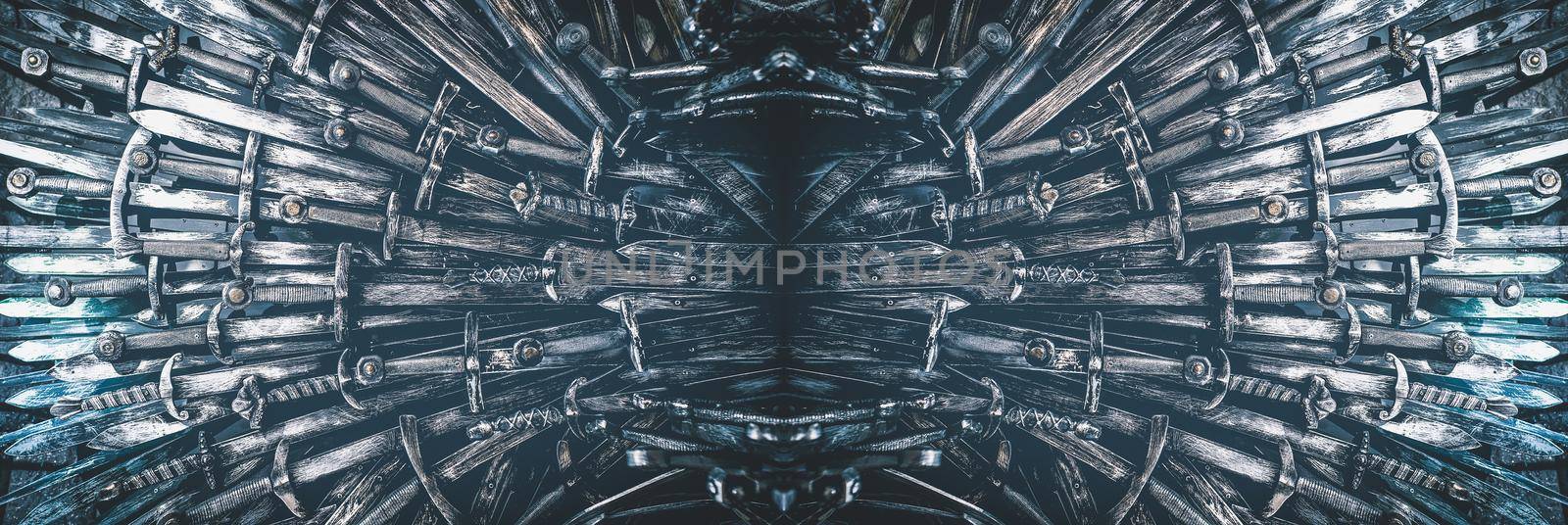 The concept Knights. Close up