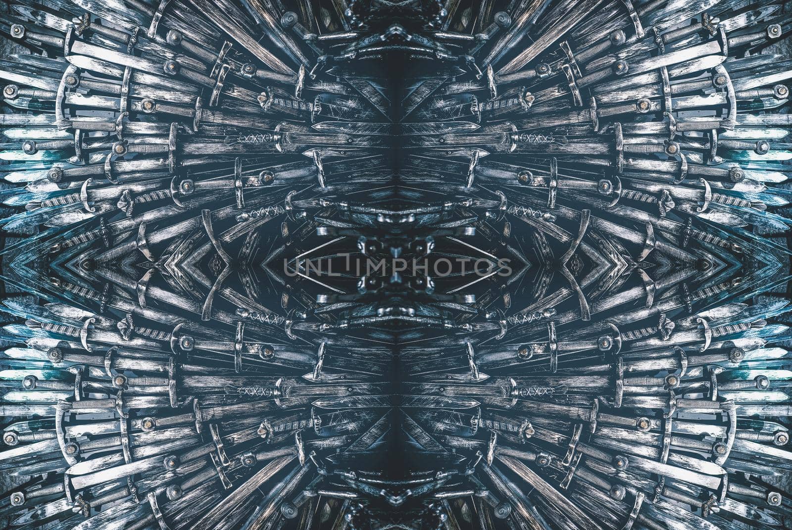 The concept Knights. Close up