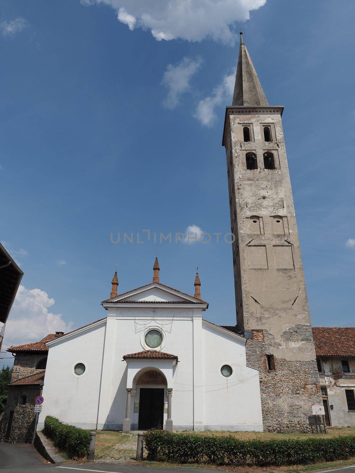 Santa Maria Maggiore church in Candelo by claudiodivizia