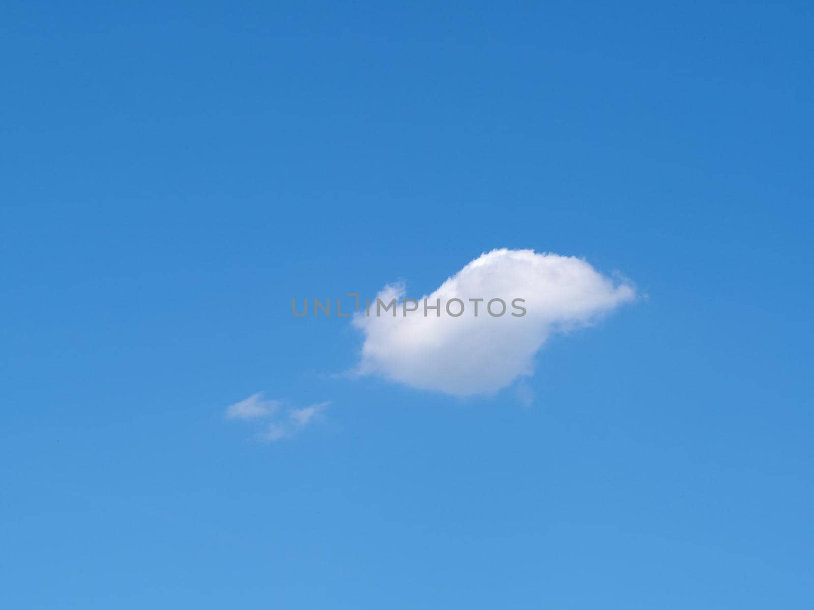 blue sky with clouds background by claudiodivizia