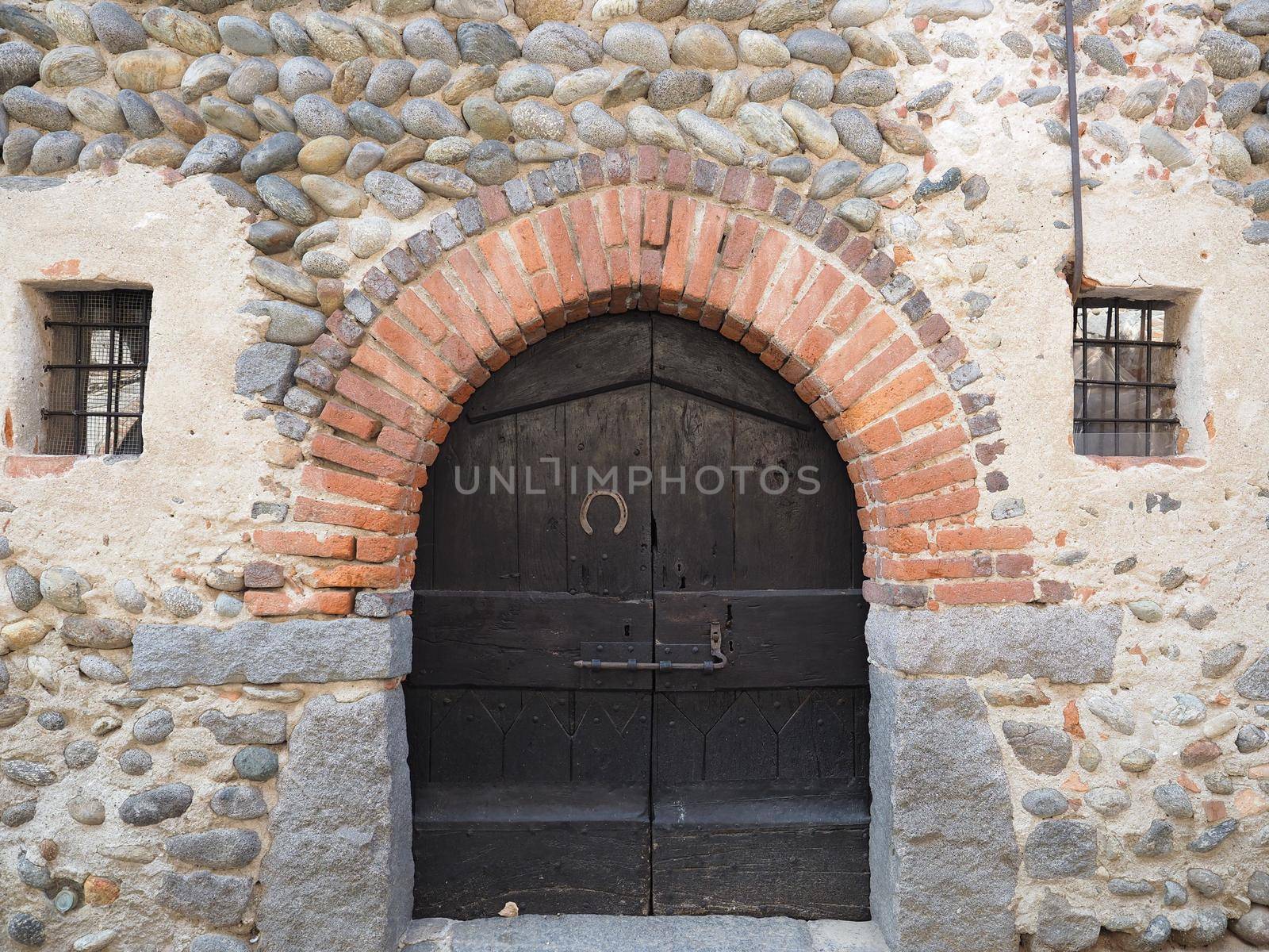 medieval wooden gate by claudiodivizia