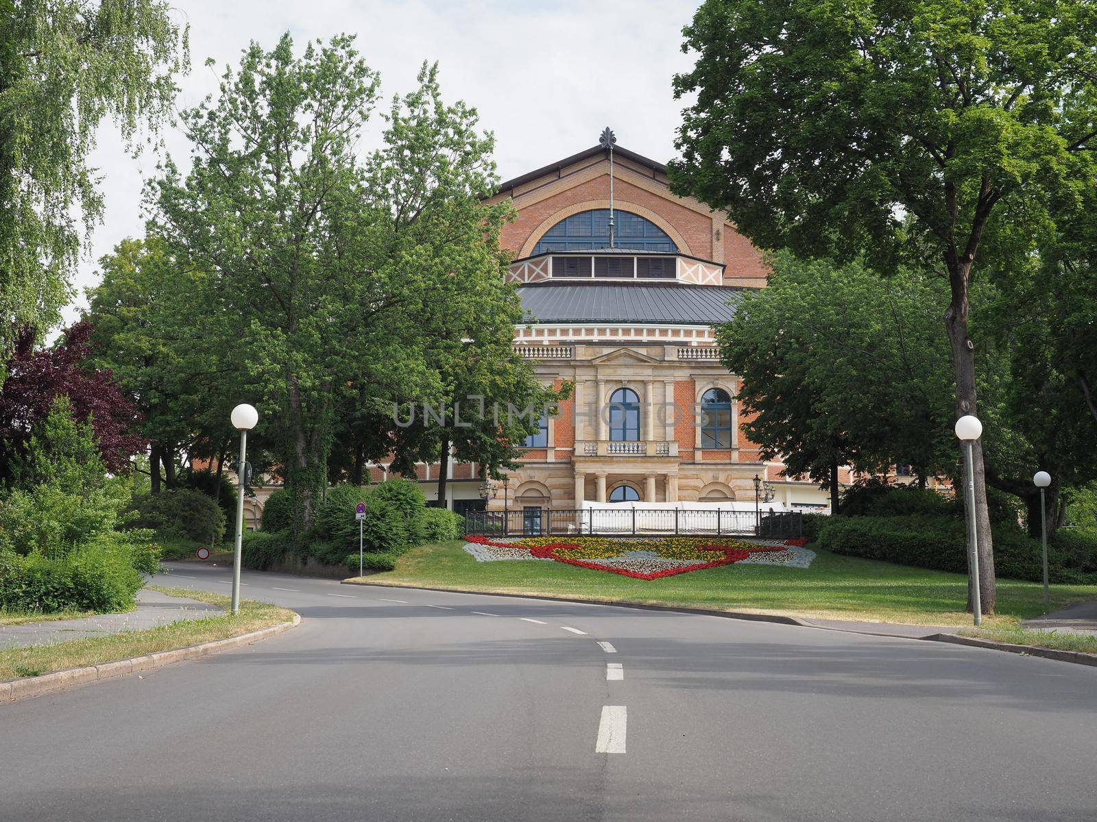 Wagner Festspielhaus translation Festival Theatre in Bayreuth, Germany