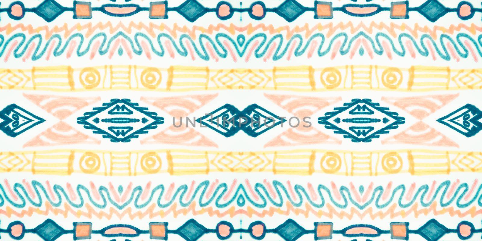 Seamless peruvian background. Vintage american african texture. Grunge peruvian pattern. Geometric tribal print. Mexico textile design. Hand drawn peruvian background design.