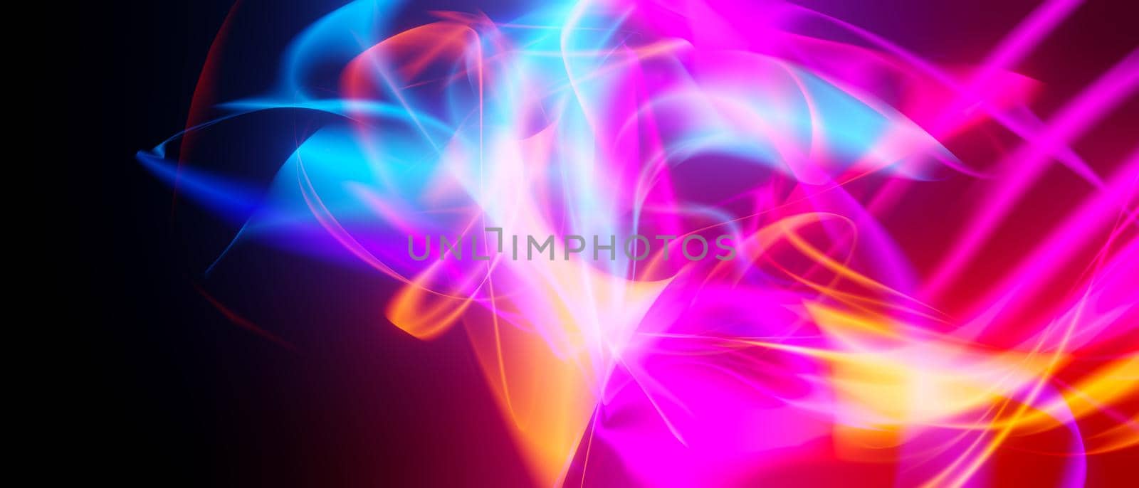 Luxurious And Elegant Glow Of Light And Smoke Purple Pink Banner Background by yay_lmrb