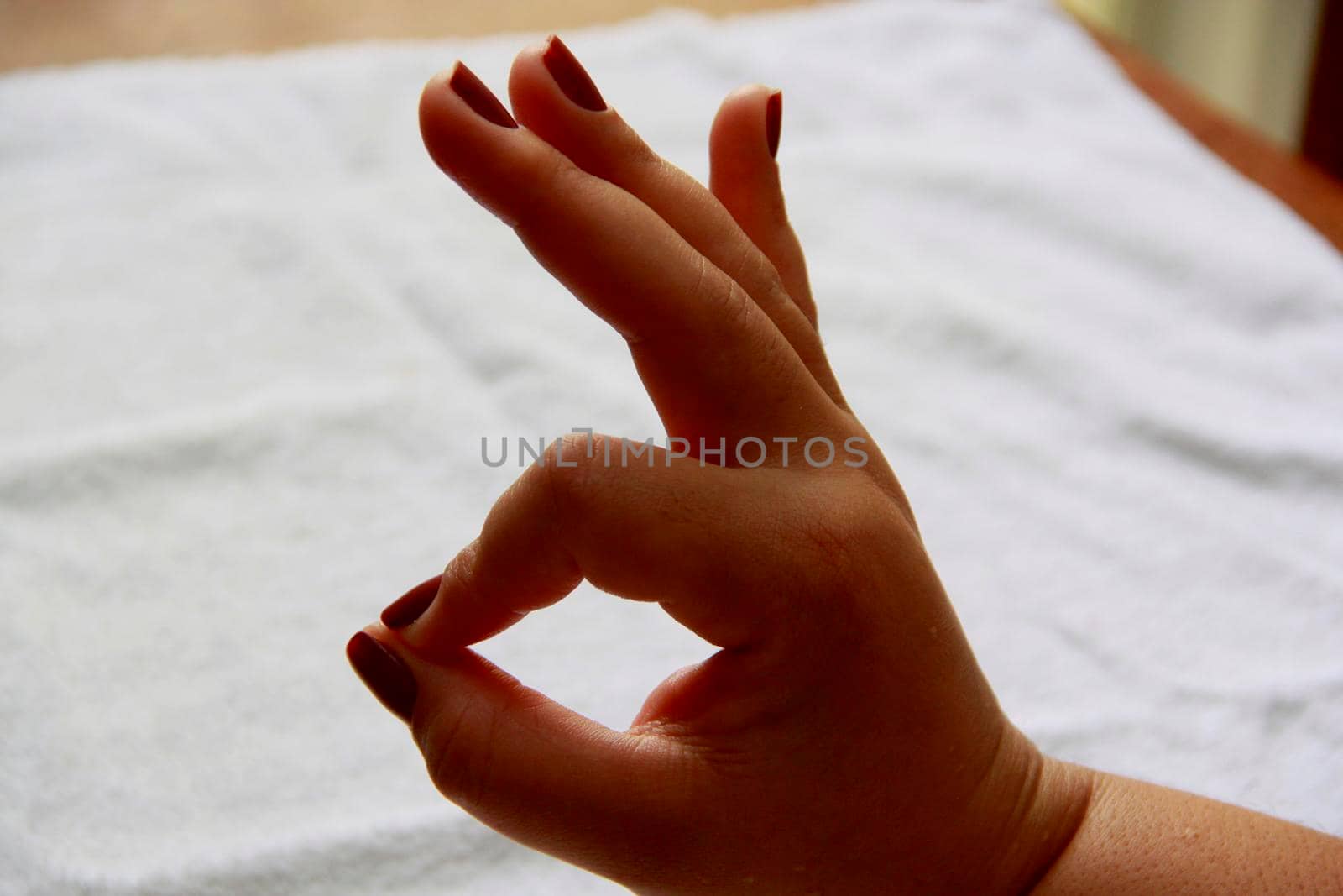 salvador, bahia / brazil - november 10, 2013: positive or like hand.