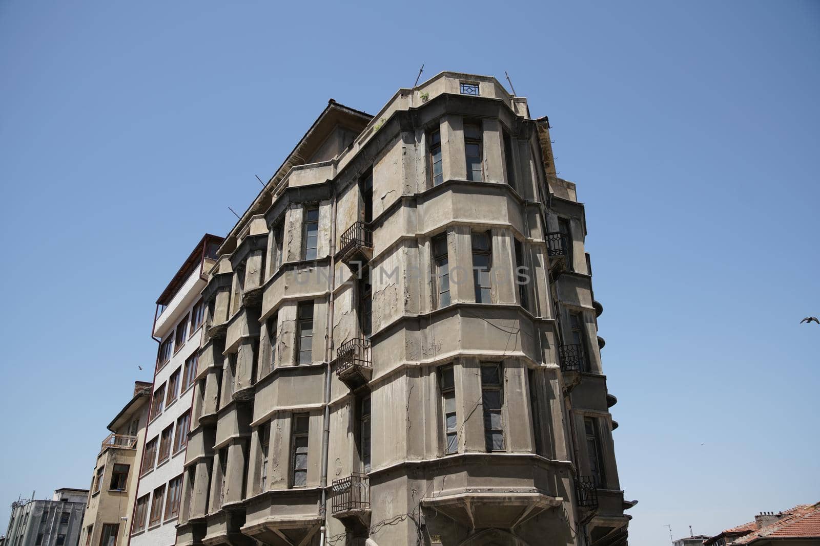 Abandoned building in Ankara City in Turkiye