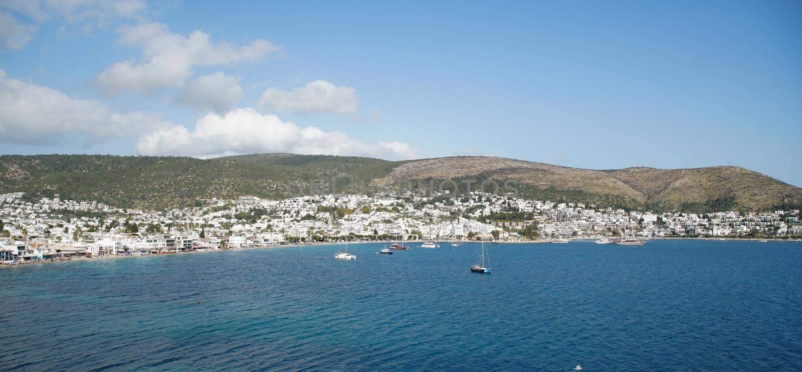 Bodrum Town in Aegean Coast of Turkey