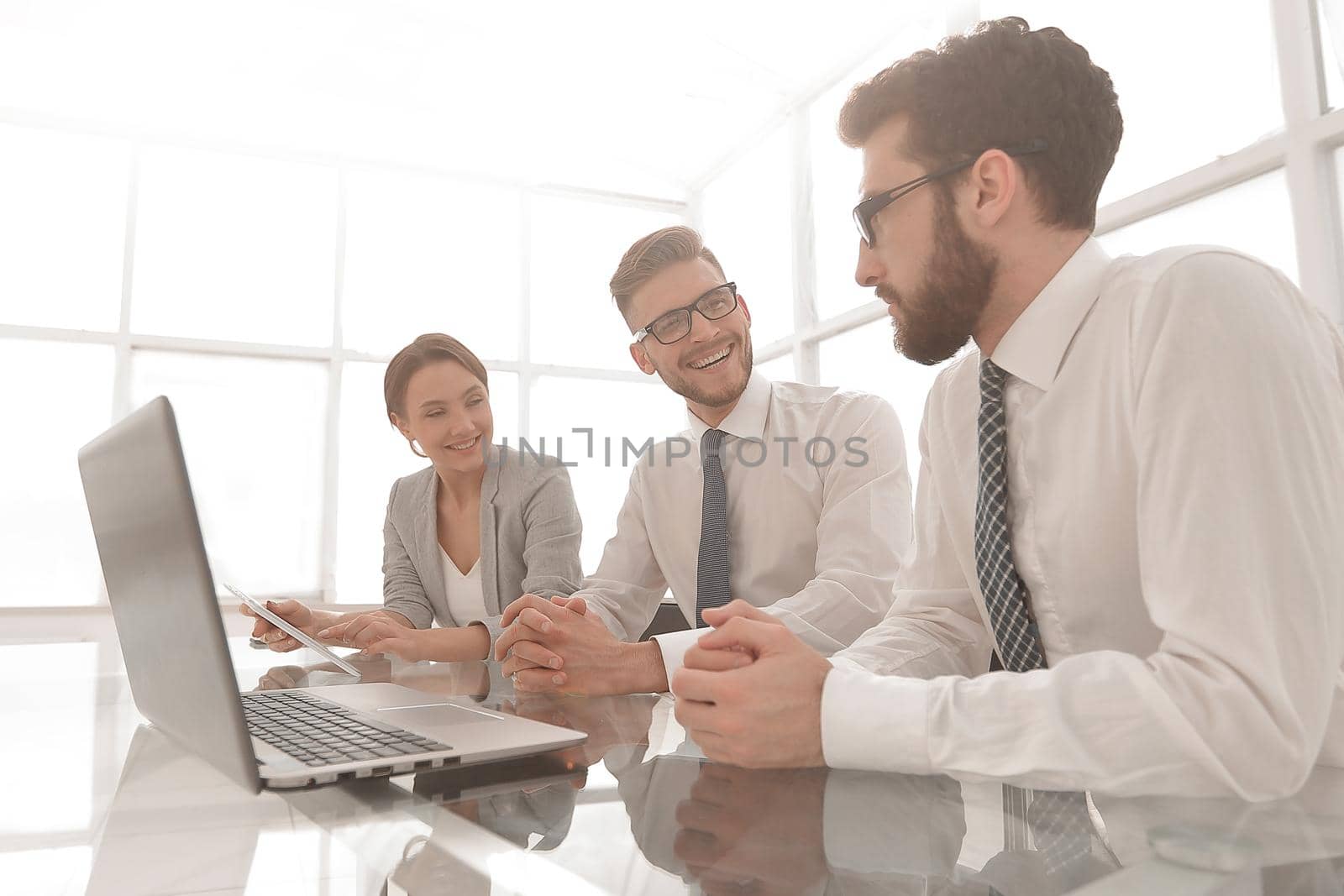 Business people working in conference room.photo with copy space