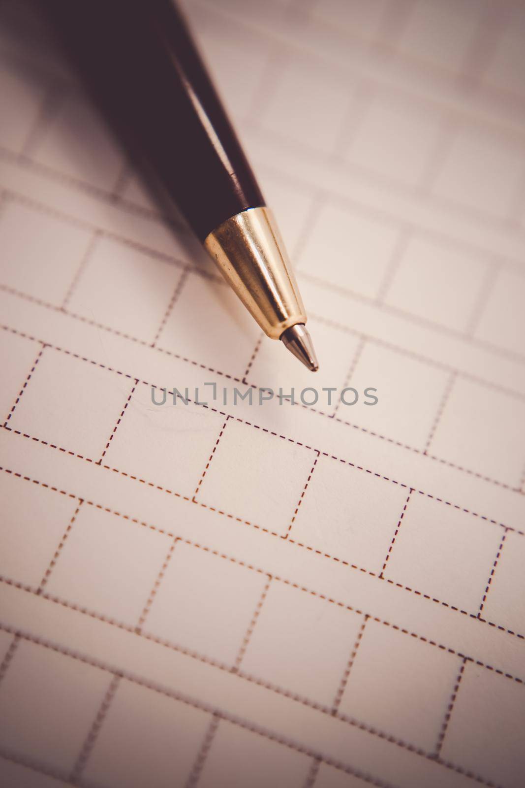 Original paper and ballpoint pen. Shooting Location: Yokohama-city kanagawa prefecture