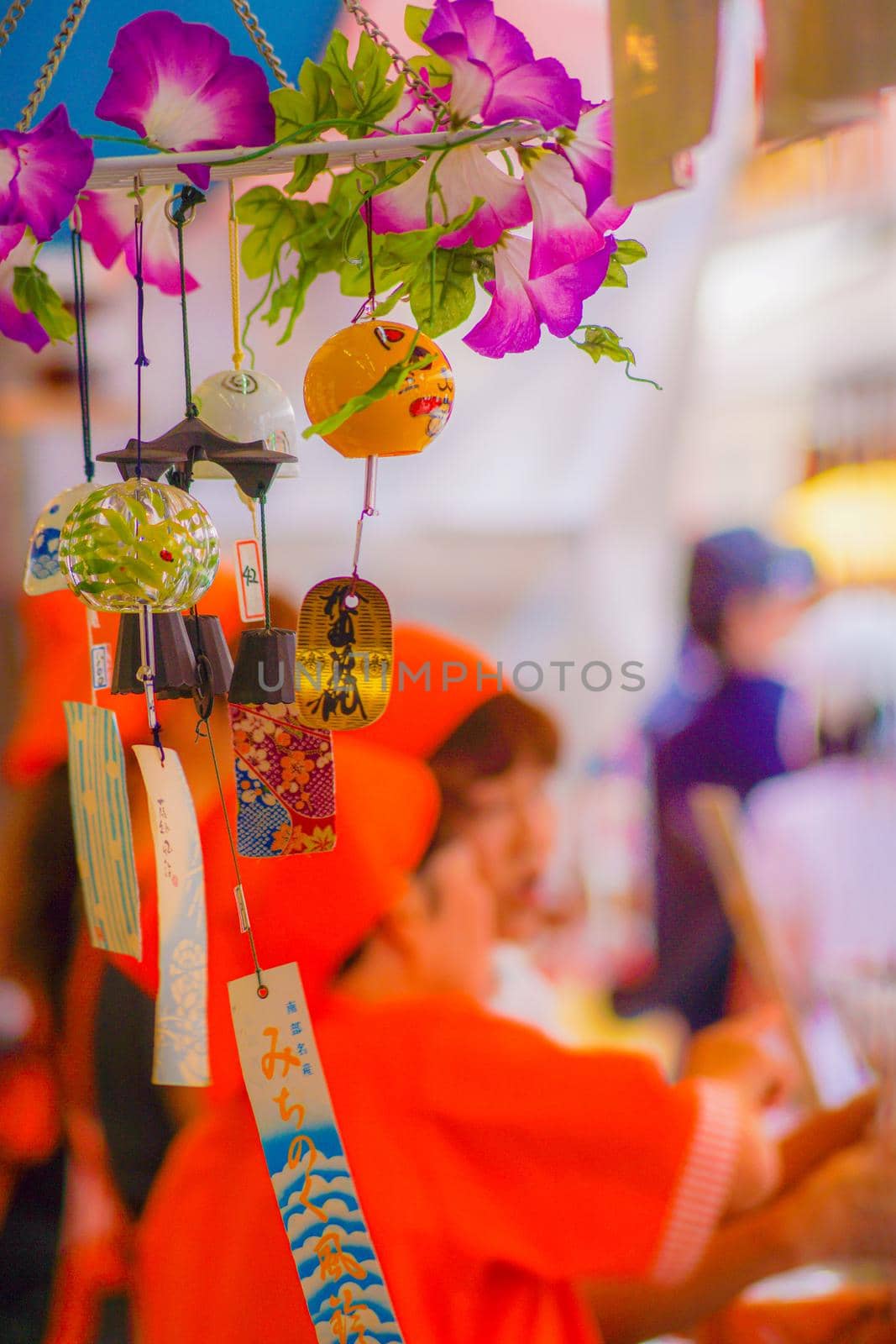 Summer wind bell (Japanese culture). Shooting Location: Kawasaki City, Kanagawa Prefecture