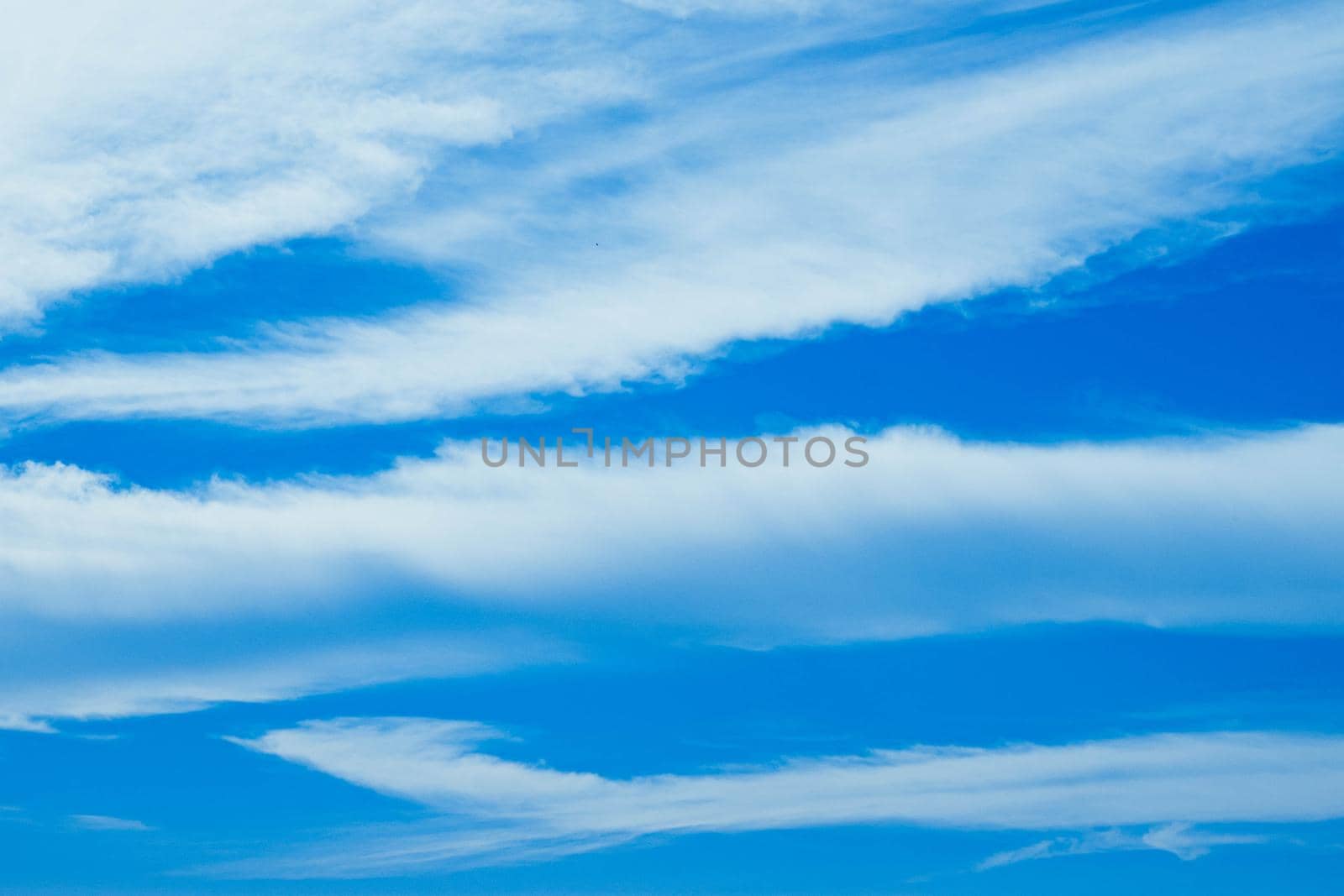 white Cloud graphic streak over blue sky nature cloudscape background abstract season and weather
