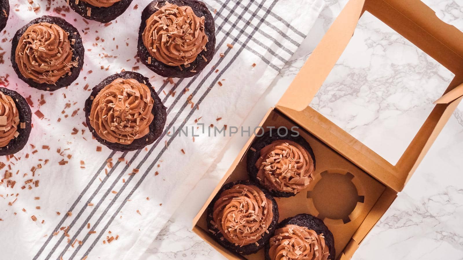 Chocolate ganache cupcake by arinahabich