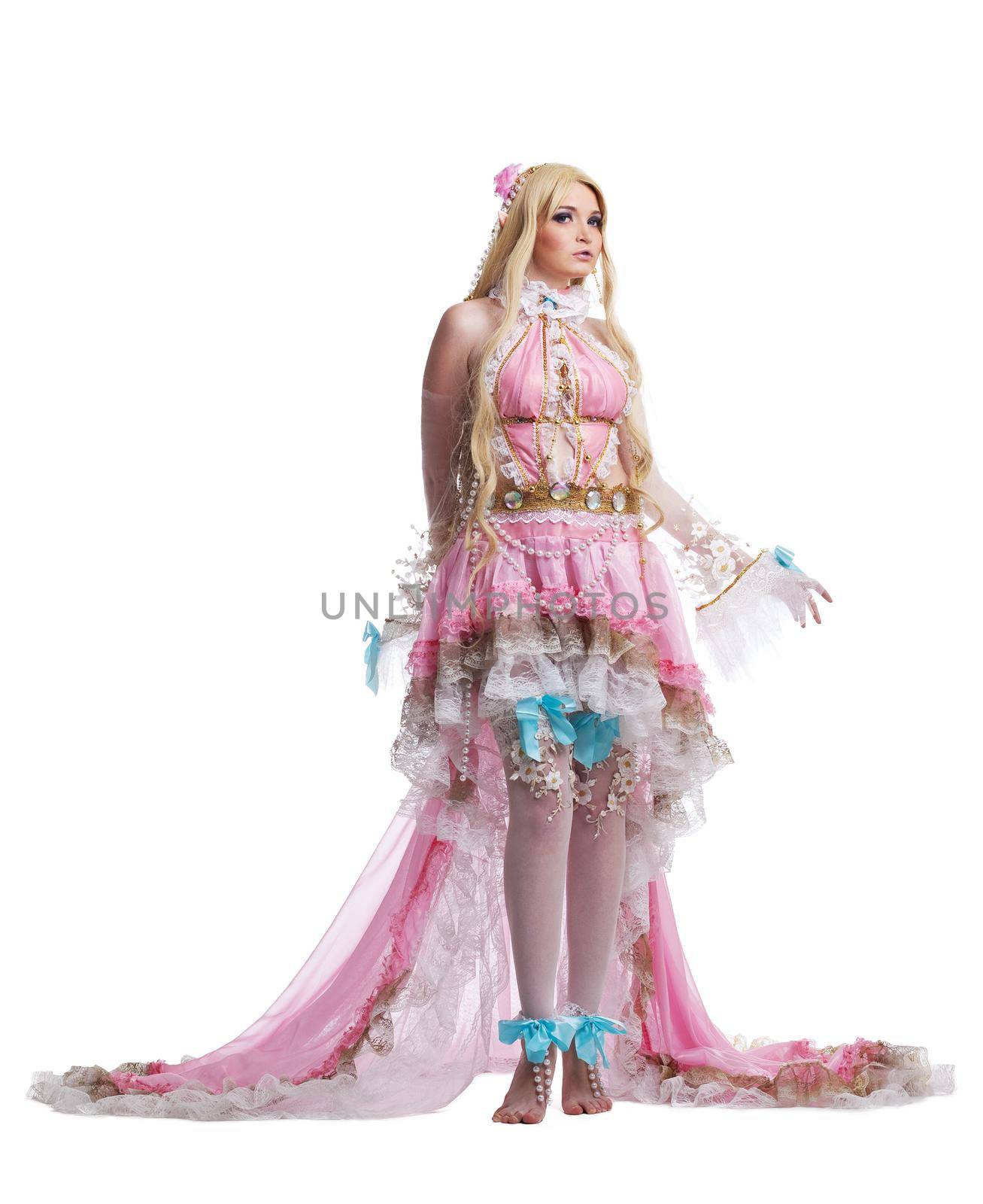 Young girl in fairy-tale doll cosplay costume by rivertime