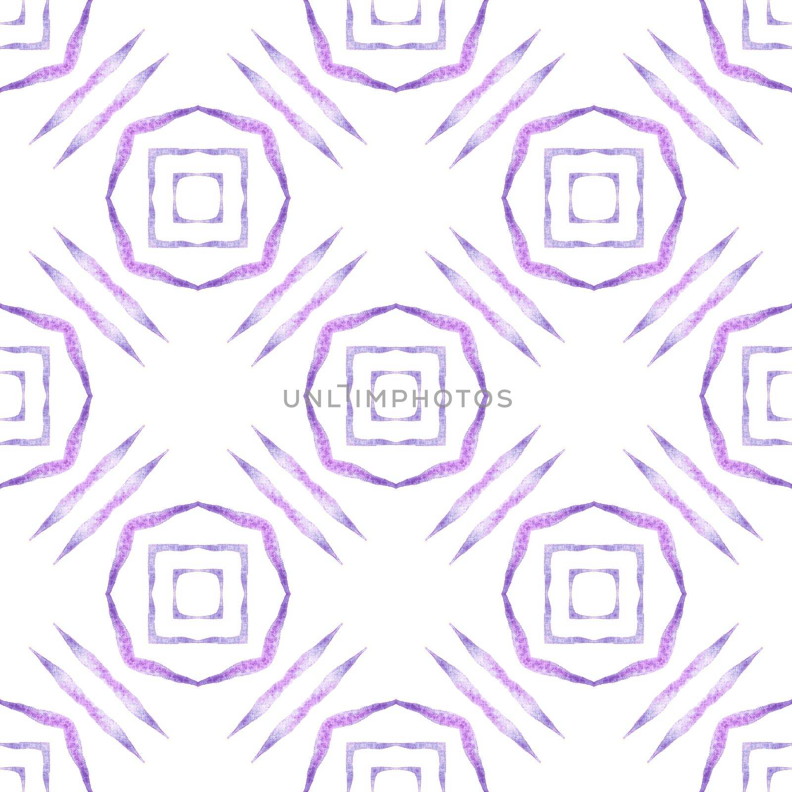 Textile ready pleasant print, swimwear fabric, wallpaper, wrapping. Purple attractive boho chic summer design. Exotic seamless pattern. Summer exotic seamless border.