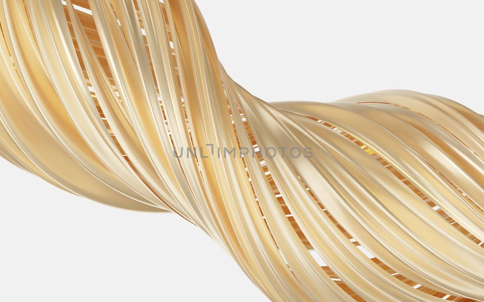 Abstract flowing curve lines, 3d rendering. Computer digital drawing.