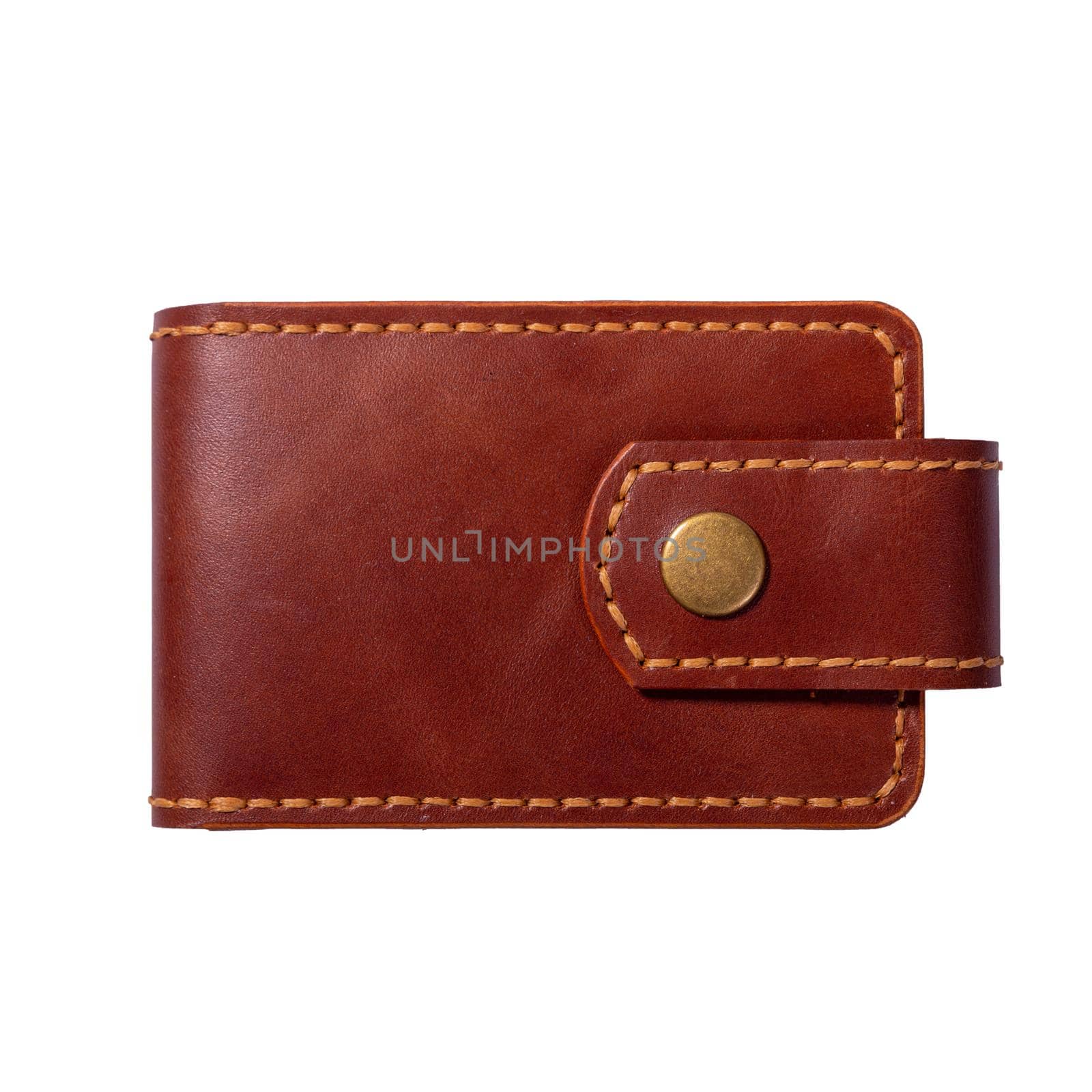 Luxury craft business card holder case made of leather. by BY-_-BY