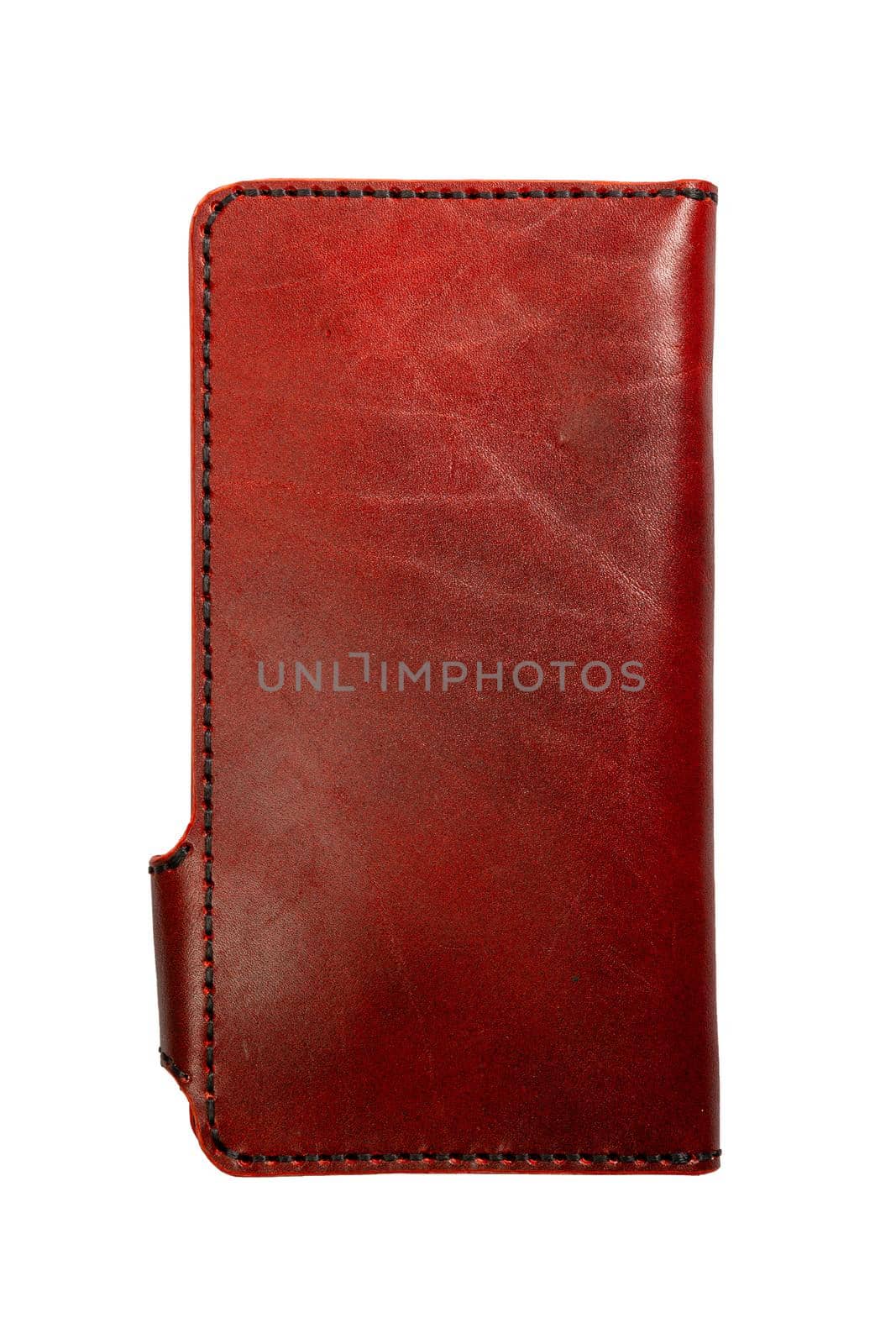 Red natural leather women wallet by BY-_-BY