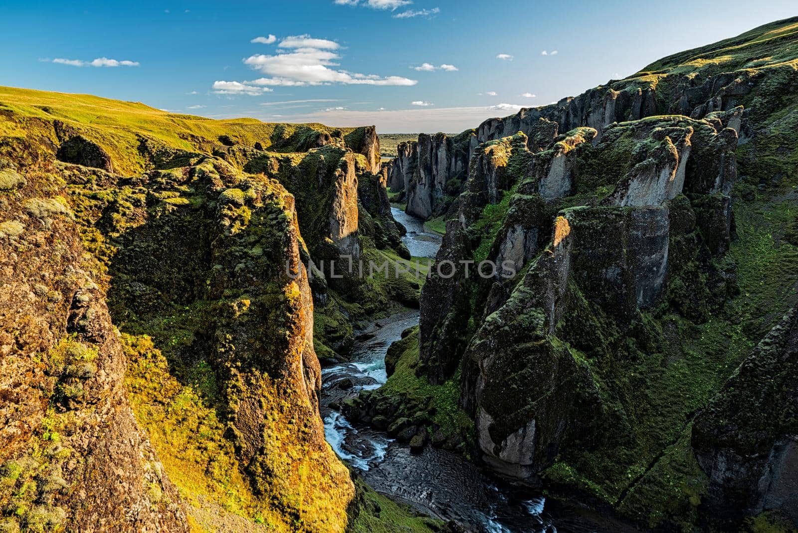 Fjadrargljufur canyon in South of Iceland by LuigiMorbidelli