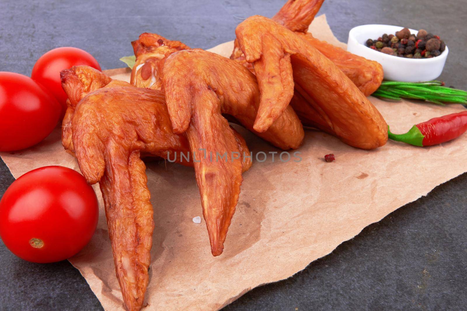 Smoked chicken wings by pioneer111