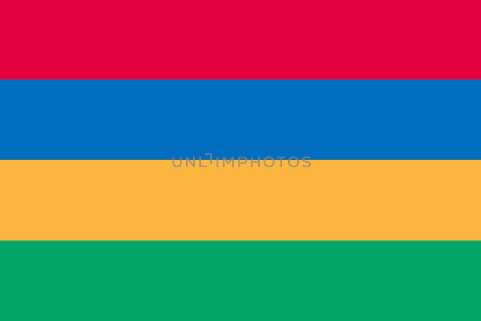 A Mauritius flag background illustration green yellow blue red stripe