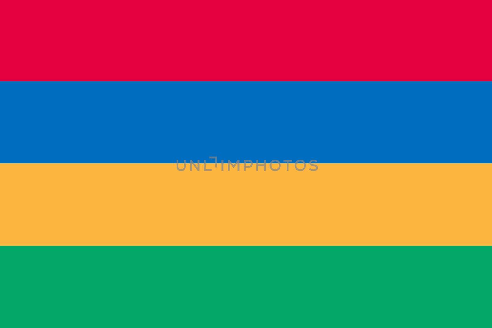 A Mauritius flag background illustration green yellow blue red stripe