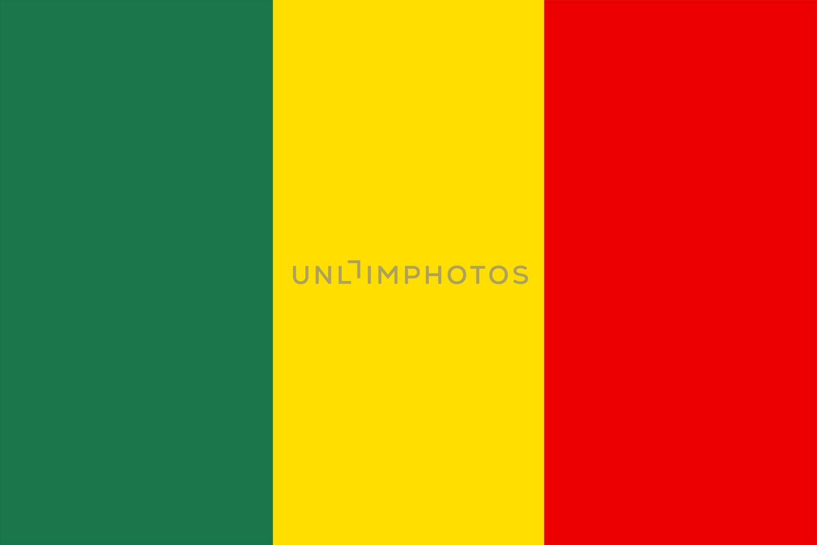 A flag of Mali background illustration large file