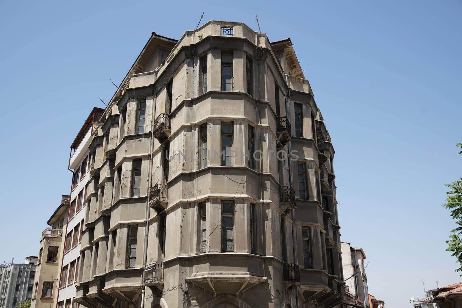 Abandoned building in Ankara City in Turkiye