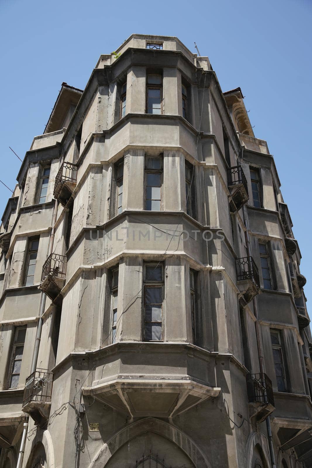 Abandoned building in Ankara City in Turkiye
