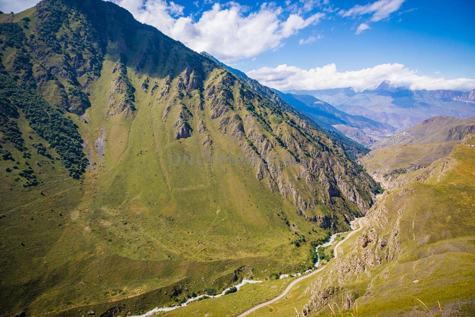North Ossetia, Russia The village of Kamunta is located in the Digorsky Songutidon gorge, the highest mountain.