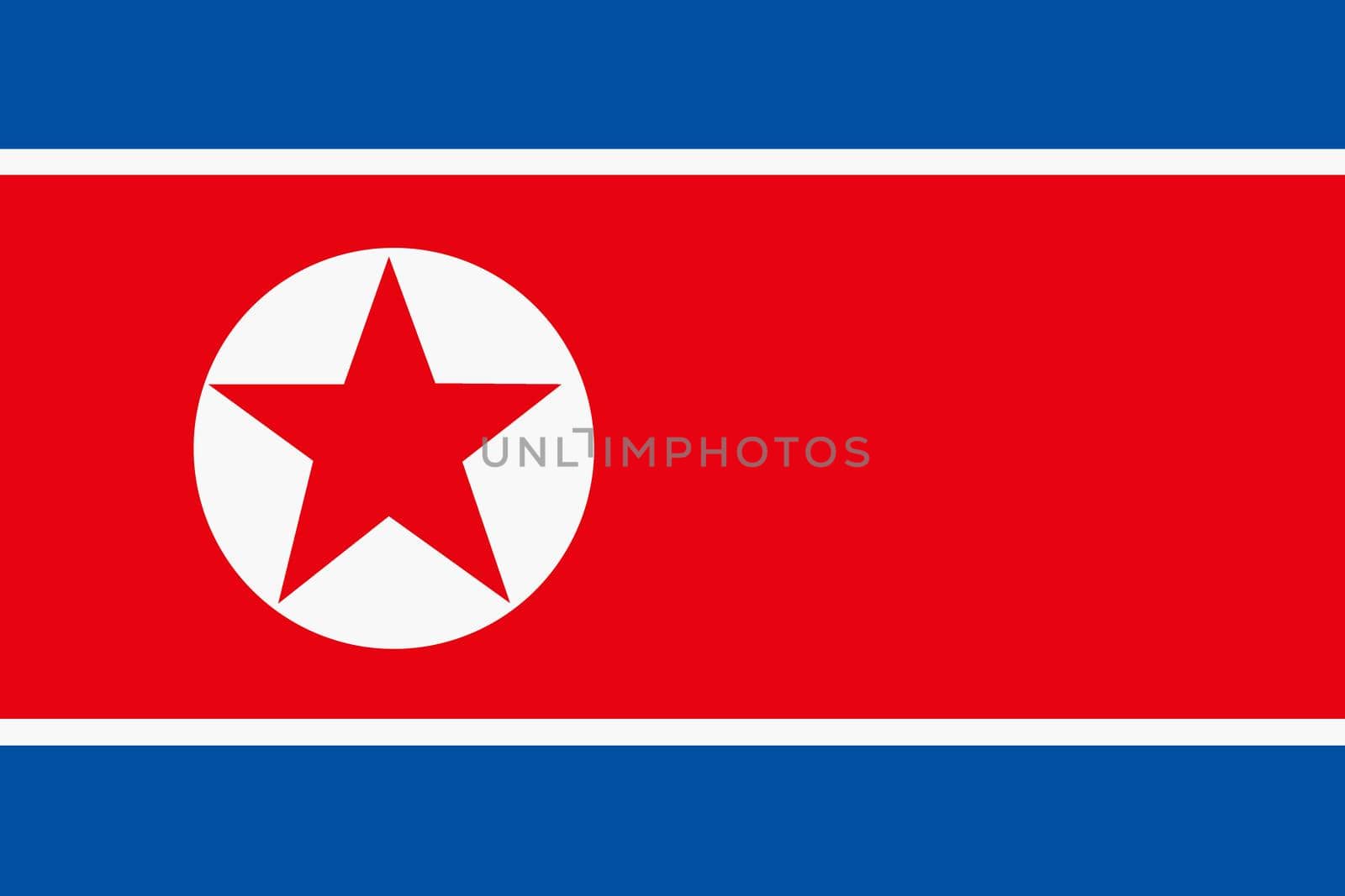 A Democratic People's Republic of Korea North flag background illustration large file