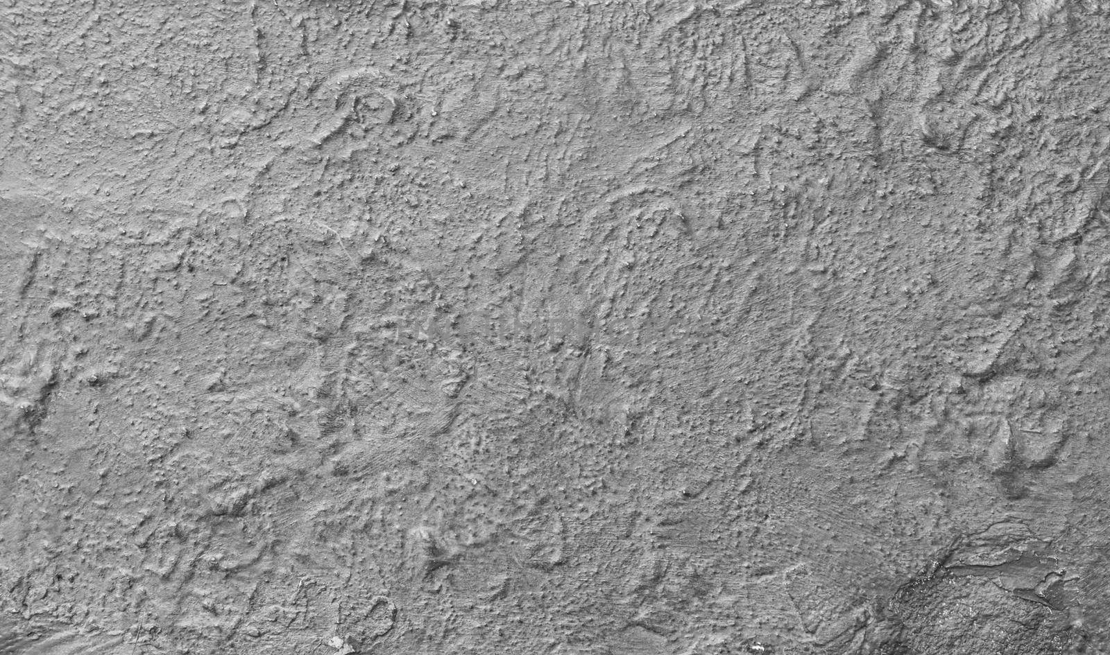 Wall surface with gray rough plaster. by gelog67