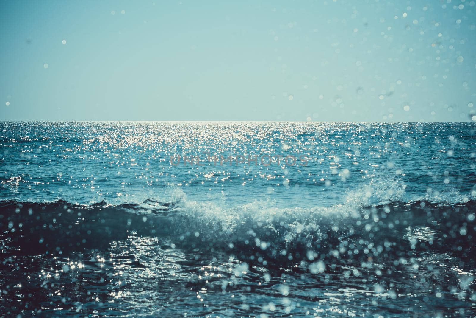 Beautiful View of seascape Sea waves