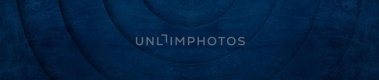 abstract pattern of circle lines with the effect of displacement blue stone textured rings curves
