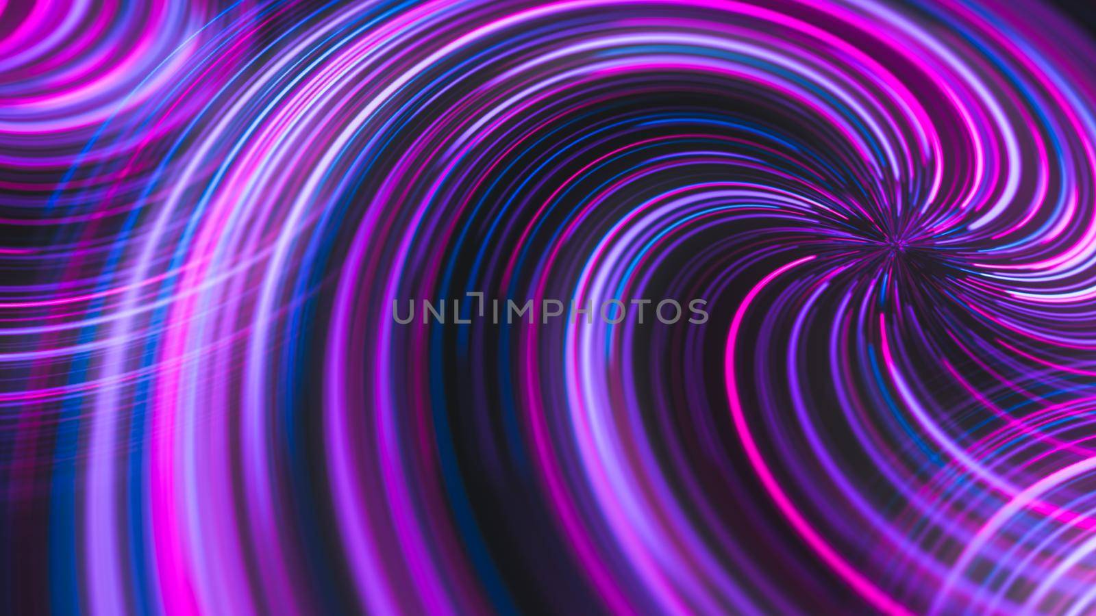 futuristic abstract glowing background twisted neon light curves