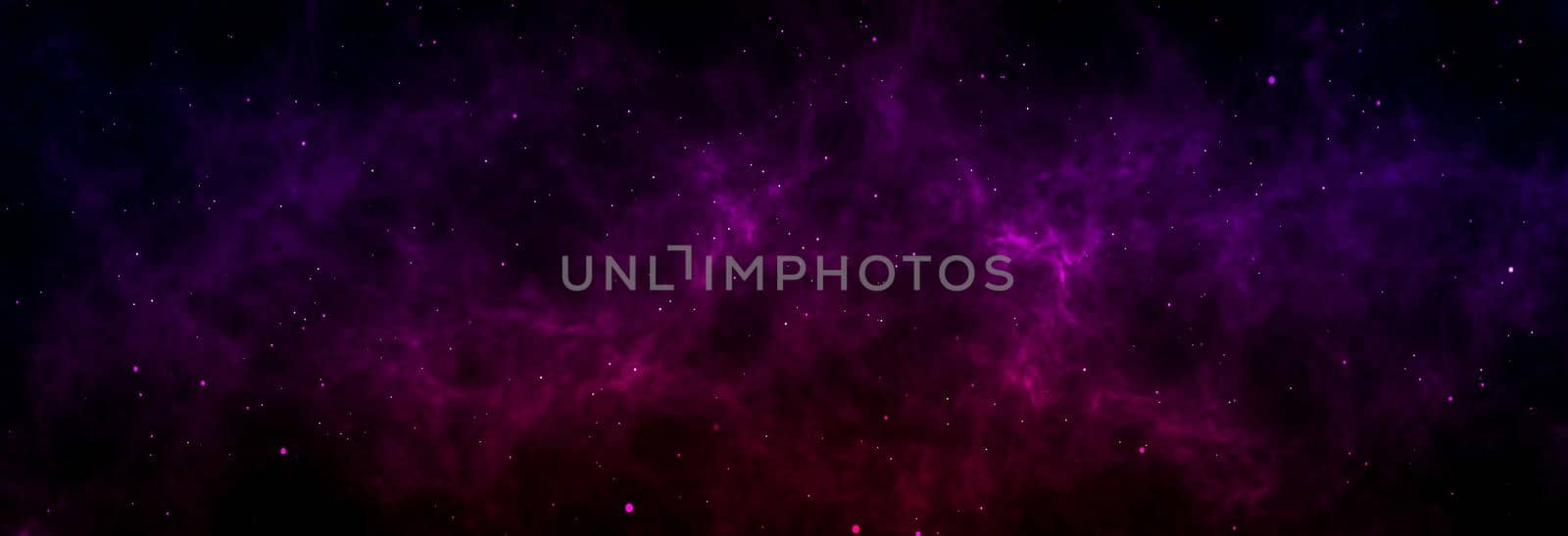 deep space with stars panoramic scene background